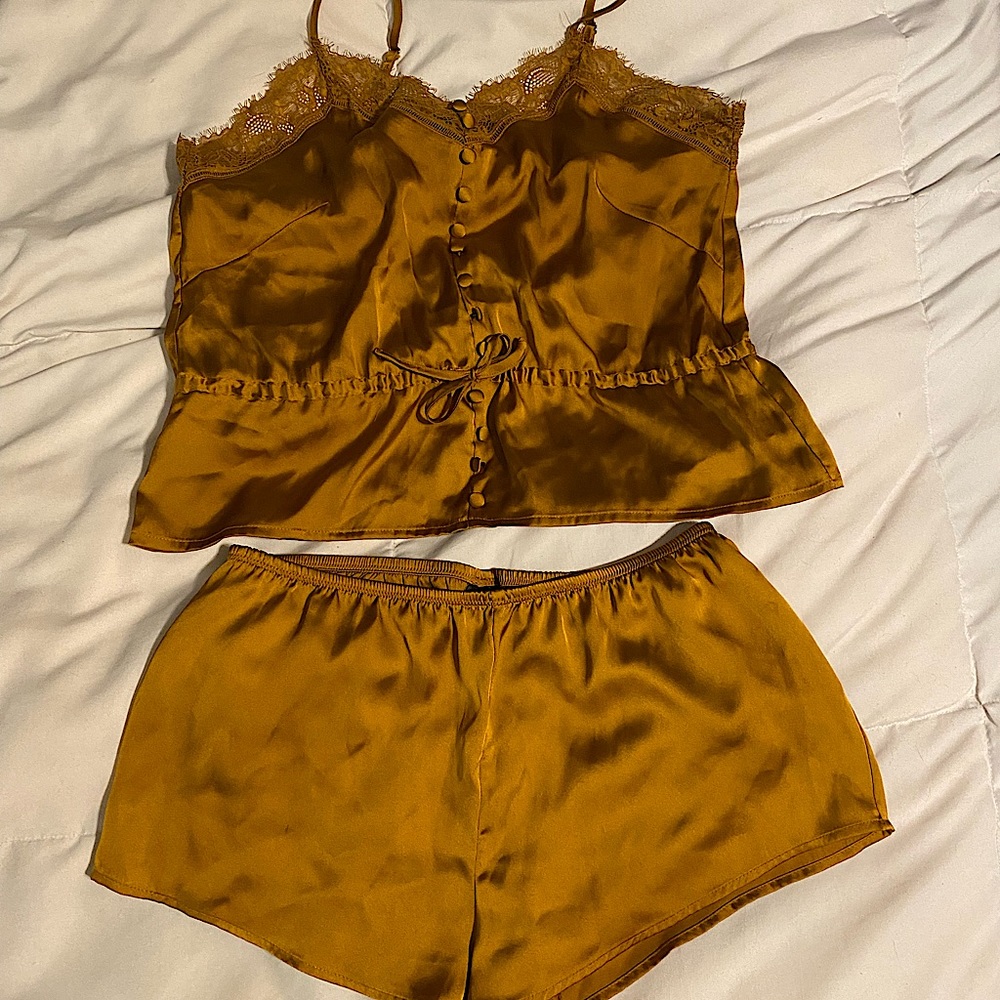 H&M satin sleep set